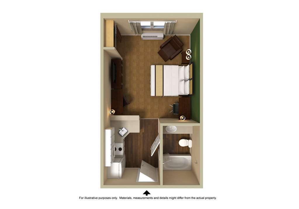 Extended Stay America Suites - Raleigh - Cary - Regency Parkway North Szoba fotó